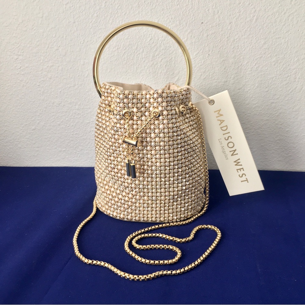 Madison West Crystal Pearl Handbag